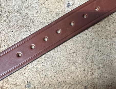 Sale: Belts, 1.5"  black or brown, brass buckle.