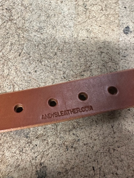 Brown 1.25" Rhodesian™ Slings (last of a massive order), Black Cerakote with swivels (SALE)